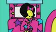 Stella falls asleep into a dream in Stella's Bad Dream