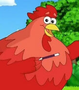 The Big Red Chicken as Cow