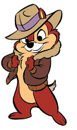 Chip as Artemis