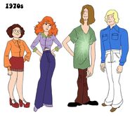 Shaggy, Velma, Fred, and Daphne - 1970s