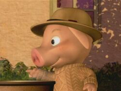Piggley plays detective