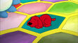 Puppy Clifford sleeping in Finders Keepers