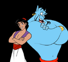 Aladdin and Genie