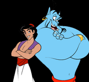 Aladdin and Genie as Capper