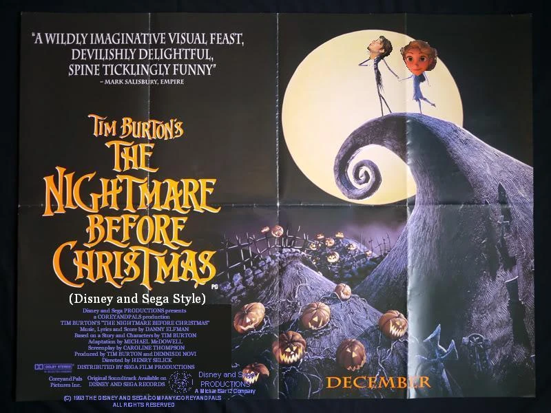 The Nightmare Before Christmas Disney And Sega Style The Parody Wiki Fandom