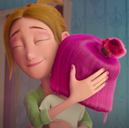 Catherine hugging Chloe