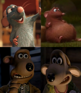 Remy, Emile, Nick and Fetcher
