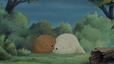 Lea and Lars (The Little Polar Bear) sleeping 2