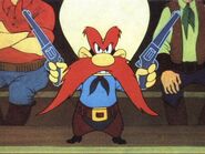 Yosemite Sam as the Duke's Thugs