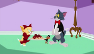 Angry toodles in front of tom and jerry