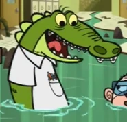 Nerdy Crocodile as Tick-Tock The Crocodile