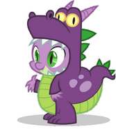 Spike's halloween costume