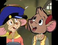 Fievel Mousekewitz as Max Taylor and Olivia Flaversham as Zoe Drake