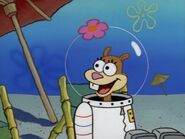 Sandy Cheeks as Fifi the Feather Duster