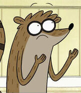 Rigby as Hammy the Squirrel