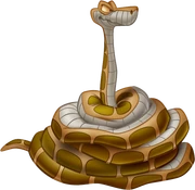 Kaa as Cymbal-Hanging Monkey