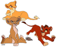 Kiara Vitani and Kovu