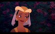 Human Tiana as Theme Song Lady