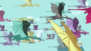 Various Dragon Characters as Monkeys