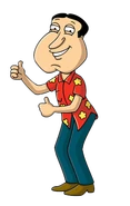 Quagmire as Dennis the Anteater