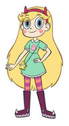 Star Butterfly Nice Feet Sit Chair Window