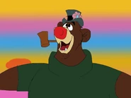 Little John as Frosty the Snowman