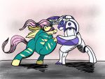 Saddle rager vs iron rarity by samoht lion-d8q3mzd