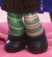 Vanellope's Knees (X4) and Black Boots (X28)