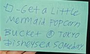 My Little Mermaid Popcorn Bucket wishlist from Tokyo DisneySea in Japan