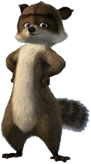 RJ the Raccoon as as Toto
