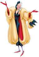 Cruella De Vil as the Witch