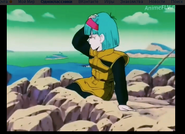 DRAGON BALL Z ep 92 Frieza saga scene1 Bulma getting dizzy and headache