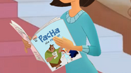 The Legend of Pacha the Peasant (Revival + Remake) - Princess Isabel (Sara Simple) looks through the comic book (Parody scene)