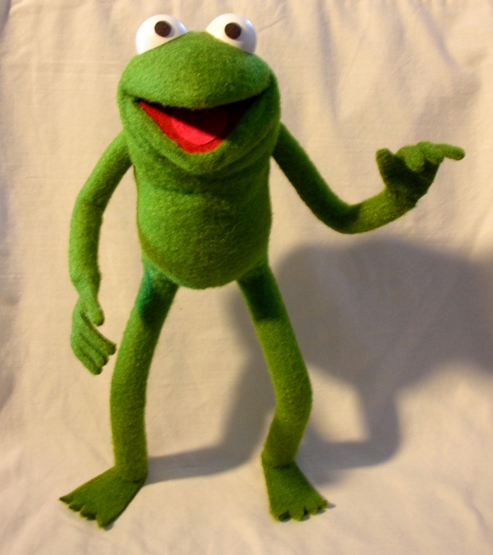 robin the frog plush