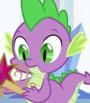 Spike in My Little Pony- Equestria Girls