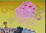 Dragon Jellyfish's rehabilitation (In SpongeBob SquarePants Dunces and Dragons.)