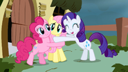 Pinkie Pie Fluttershy and Rarity in My Little Pony Friendship is Magic