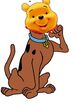 Winnie the Pooh as Scooby Doo