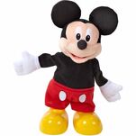 The dancing plush Mickey Mouse doll as it would play the part of the Barney doll.