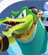 Vector the Crocodile in Mario and Sonic at the Olympic Games Tokyo 2020