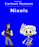 Cartoon Humans vs Nixels (2009)