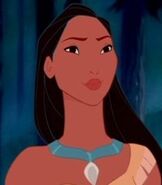 Pocahontas as Queen of Wonderland