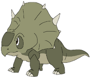 Max as a Pachyrhinosaurus