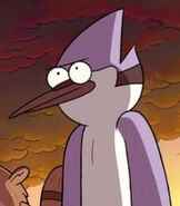 Mordecai in Regular Show the Movie