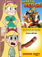 Star Butterfly likes Over the Hedge but hates Sausage Party