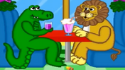 FP ABC crocodile and lion