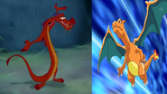 Mushu and Charizard