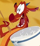 Mushu as The March Hare