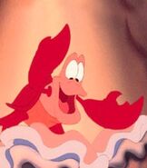 Sebastian in The Little Mermaid