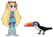 Star meets White-Throated Toucan